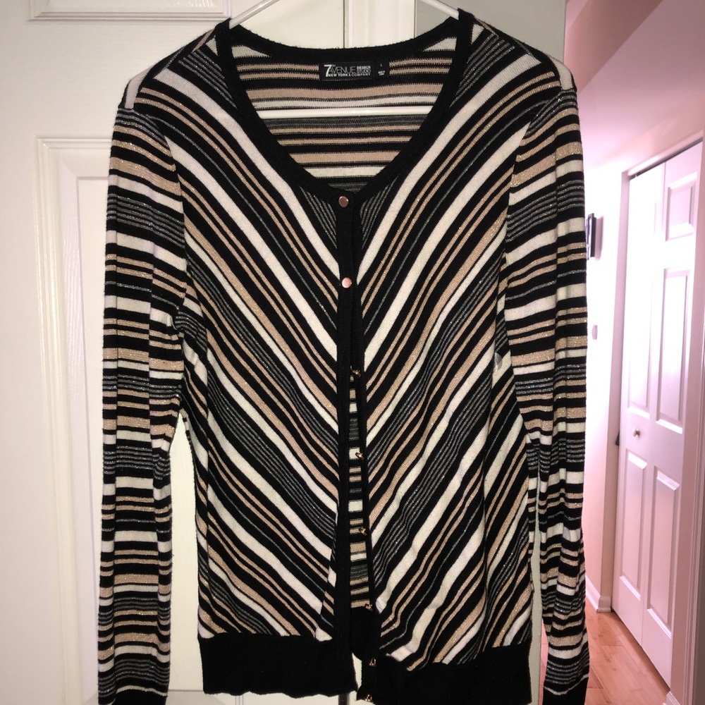 Button down sweater